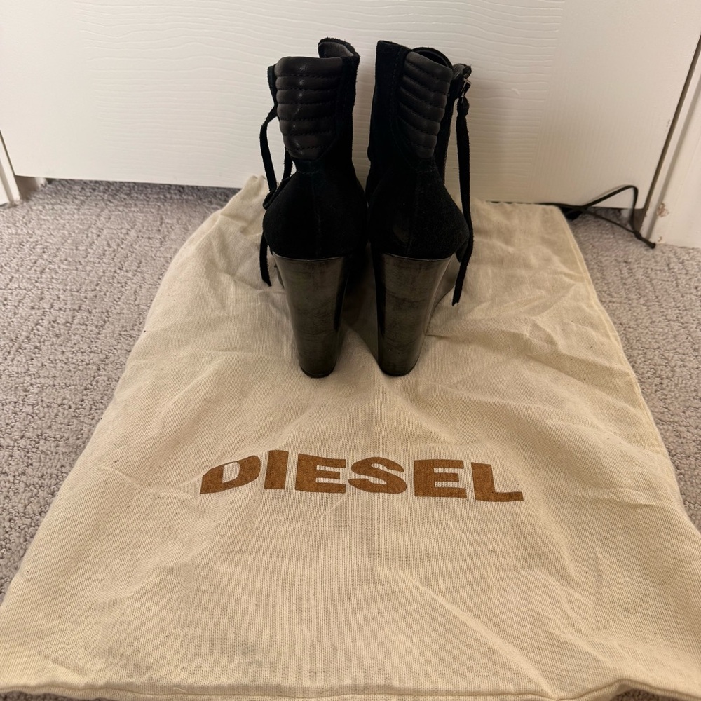 Diesel Women's Black Heeled Bootie